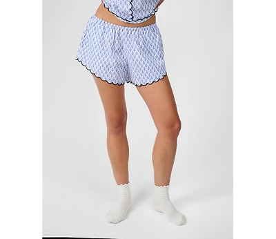 WeWoreWhat Scallop Pajama Shorts