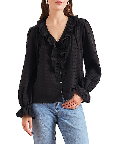 Paneros Clothing Women's Cotton Long Sleeve Chloe Shirt