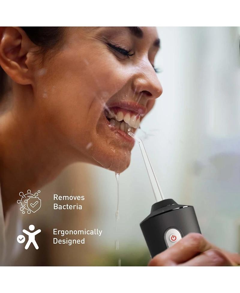 Pursonic Usb Rechargeable Water Flosser Helps Remove Plaque & Dilute Harmful Toxins