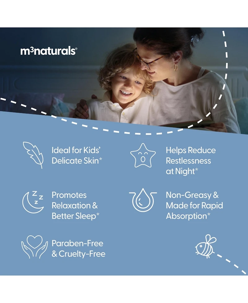 M3 Magnesium Lotion for Kids, Unscented, 8 fl oz