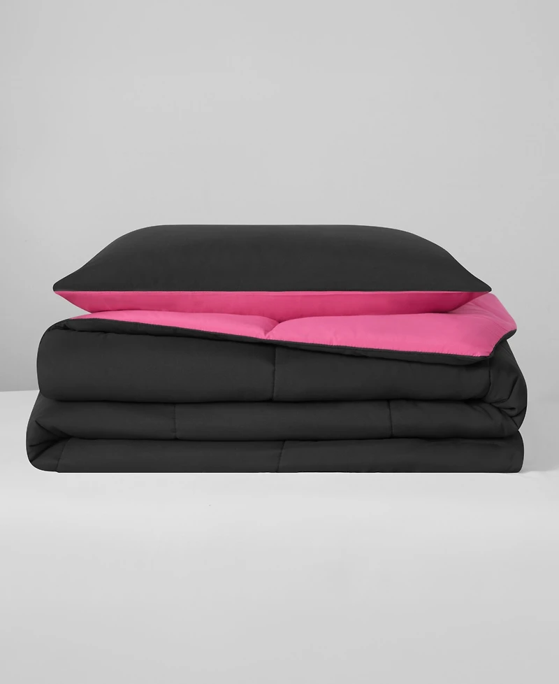 Juicy Couture Box Stitch Reversible 2-Pc. Comforter Set, Twin/Twin Xl