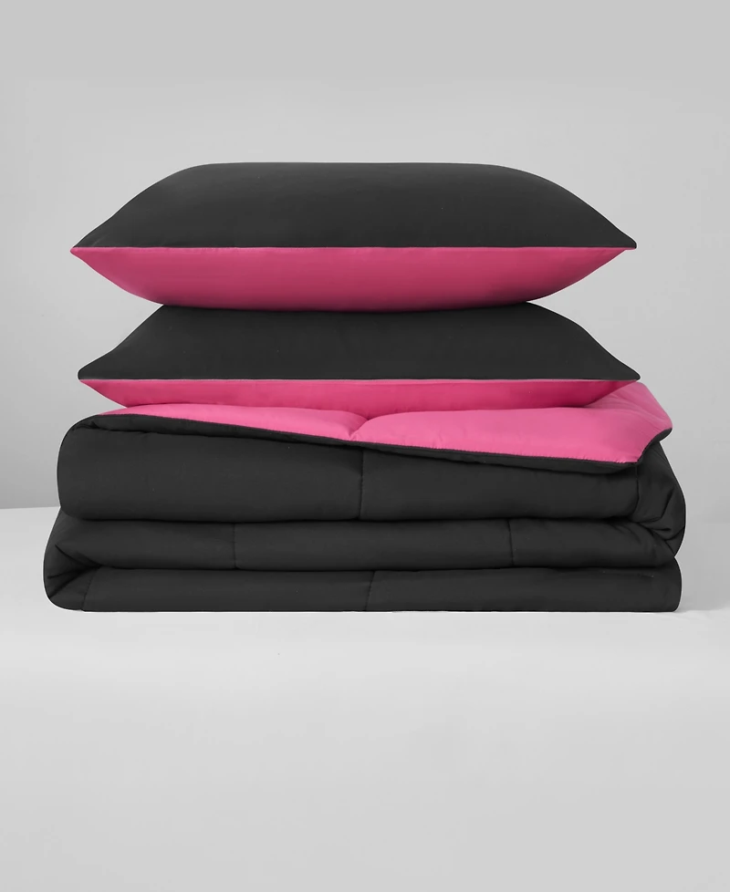 Juicy Couture Box Stitch Reversible -Pc. Comforter Set