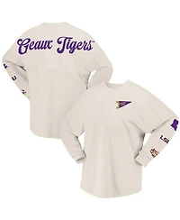 Spirit Jersey Women's Natural Lsu Tigers Local Long Sleeve T-Shirt