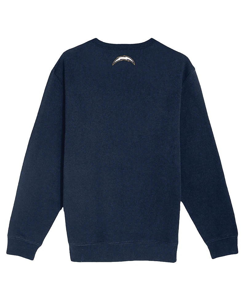 The Wild Collective Men's and Women's Navy Los Angeles Chargers Fleece Pullover Sweatshirt