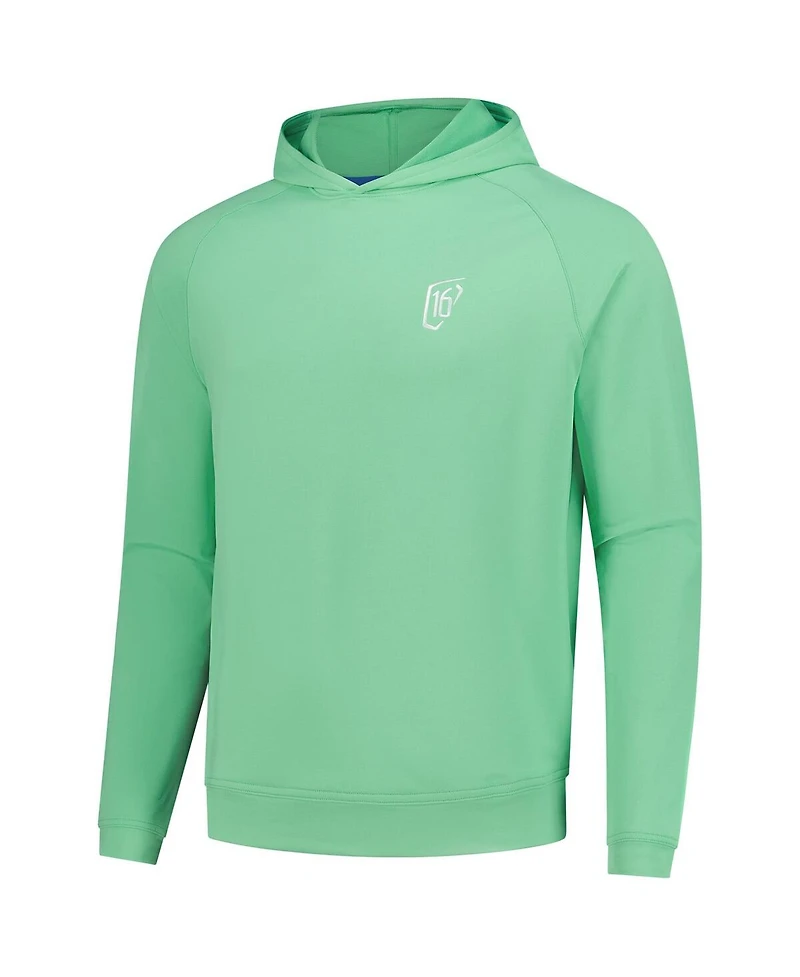 Peter Millar Men's Green Wm Phoenix Open Pine Raglan Performance Hoodie