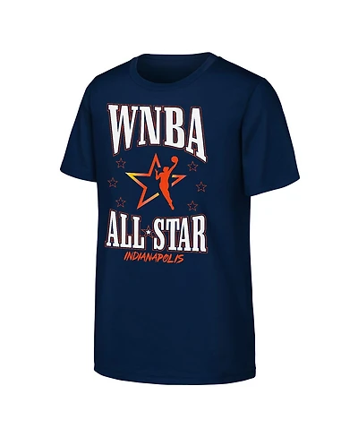 Outerstuff Big Boys and Girls Navy 2025 Wnba All-Star Game Day T-Shirt