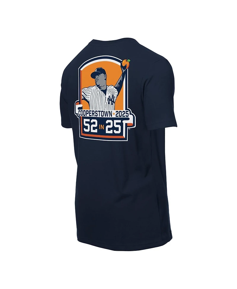 New Era Men's Cc Sabathia Navy York Yankees 2025 National Baseball Hall of Fame Grapefruit T-Shirt
