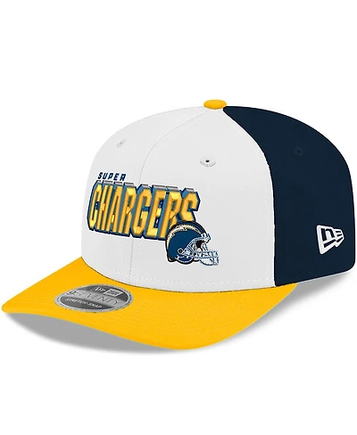 New Era Men's White/Gold Los Angeles Chargers Super Chargers 9SEVENTY Adjustable Hat