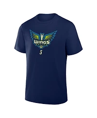 Fanatics Men's Paige Bueckers Navy Dallas Wings The Paint Name Number T-Shirt