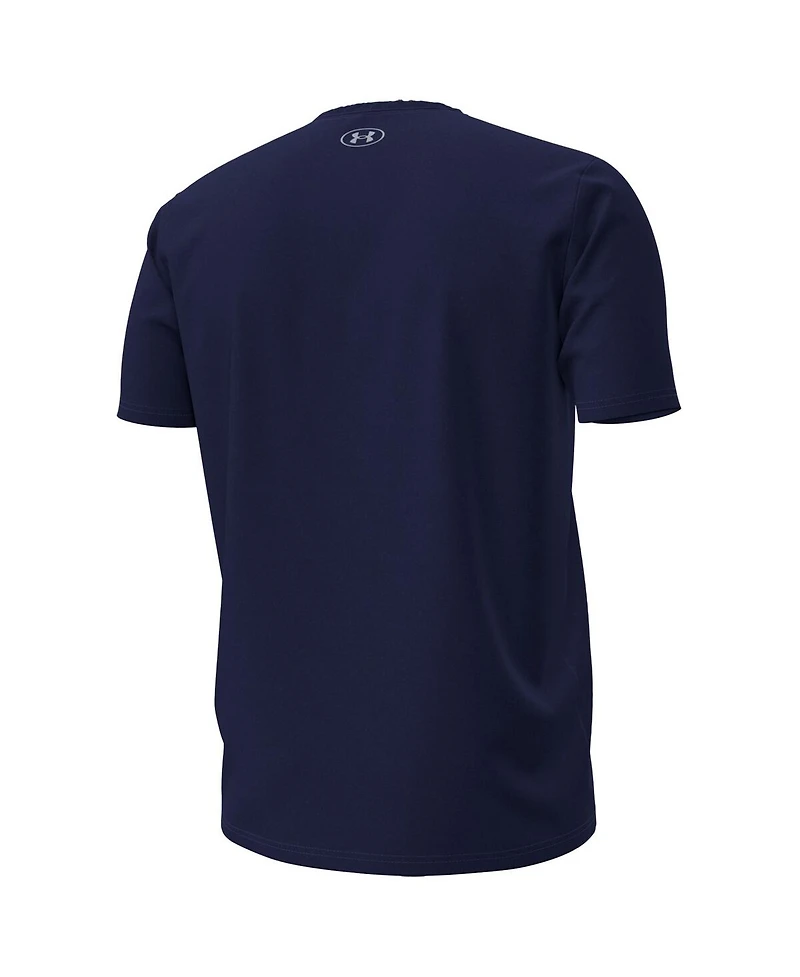 Under Armour Men's Navy Notre Dame Fighting Irish Overlay Performance T-Shirt