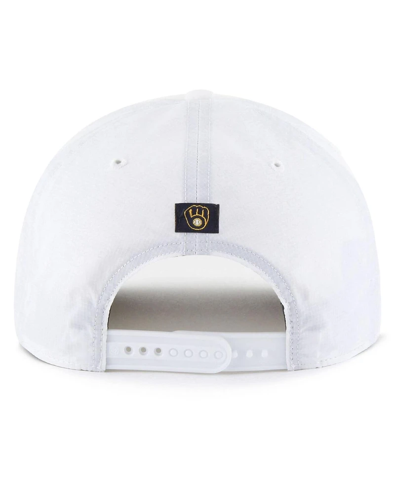 '47 Brand Men's White Milwaukee Brewers Brrr Fairway Hitch Adjustable Hat