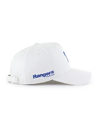 '47 Brand Men's White Texas Rangers Foundational Pinch Offside Adjustable Hat