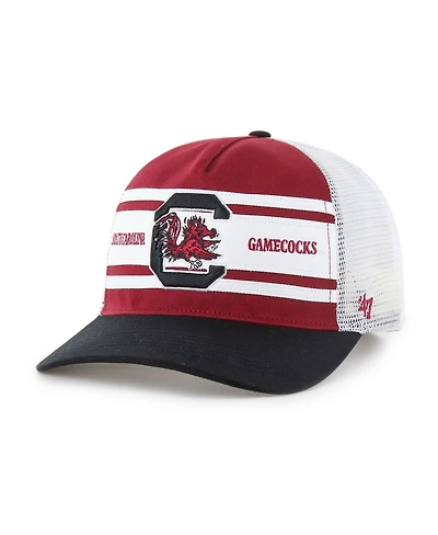 '47 Brand Big Boys and Girls Garnet/Black South Carolina Gamecocks Super Stripe Hitch Adjustable Trucker Hat