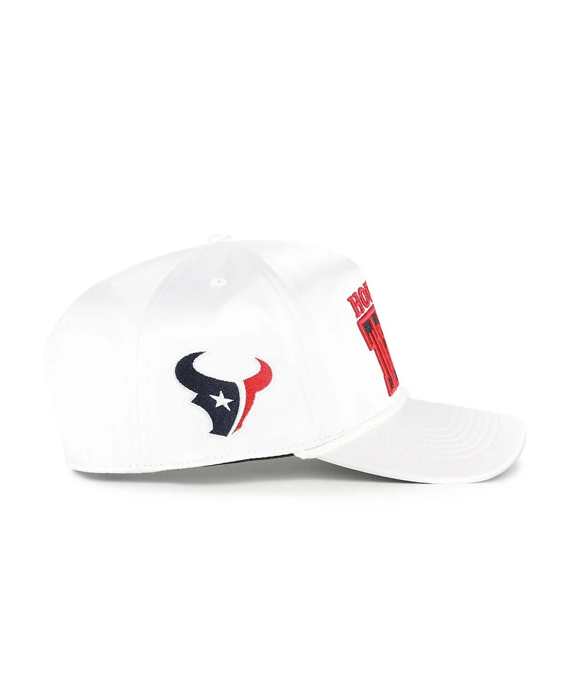 '47 Brand Women's White Houston Texans Outspoken Hitch Adjustable Hat