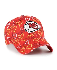 '47 Brand Big Girls Red Kansas City Chiefs Mural Clean Up Adjustable Hat