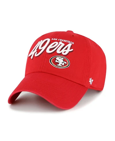 '47 Brand Women's Scarlet San Francisco 49ers Ariana Clean Up Adjustable Hat