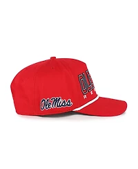 '47 Brand Big Boys and Girls Red Ole Miss Rebels Byline Hitch Adjustable Hat