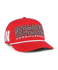 '47 Brand Big Boys and Girls Scarlet Nebraska Huskers Byline Hitch Adjustable Hat