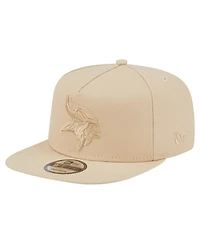 New Era Men's Light Beige Minnesota Vikings Color Pack A-Frame 9FIFTY Snapback Hat