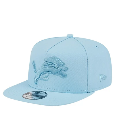 New Era Men's Light Blue Detroit Lions Color Pack A-Frame 9FIFTY Snapback Hat