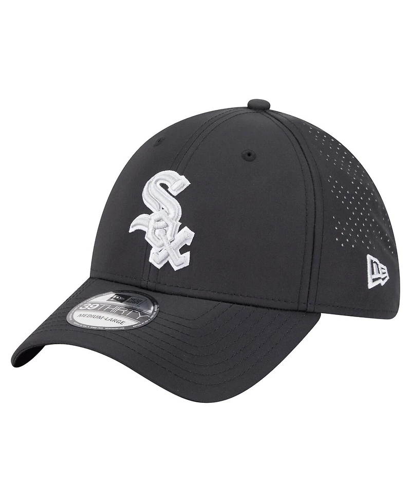 New Era Men's Black Chicago White Sox Night 39THIRTY Flex Hat