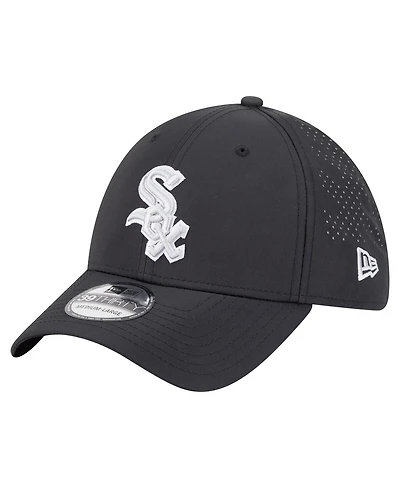New Era Men's Black Chicago White Sox Night 39THIRTY Flex Hat