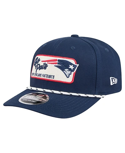 New Era Men's Navy New England Patriots Chant 9SEVENTY Stretch snap Hat