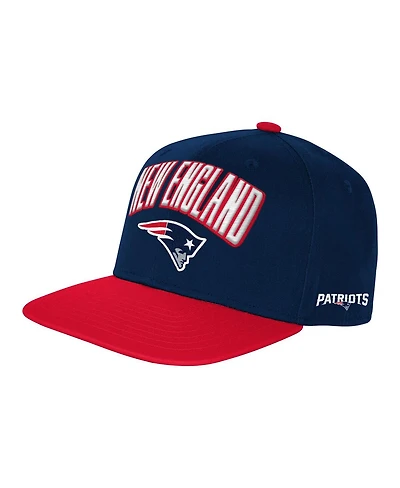 Outerstuff Big Boys and Girls Navy New England Patriots Essentials Adjustable Hat