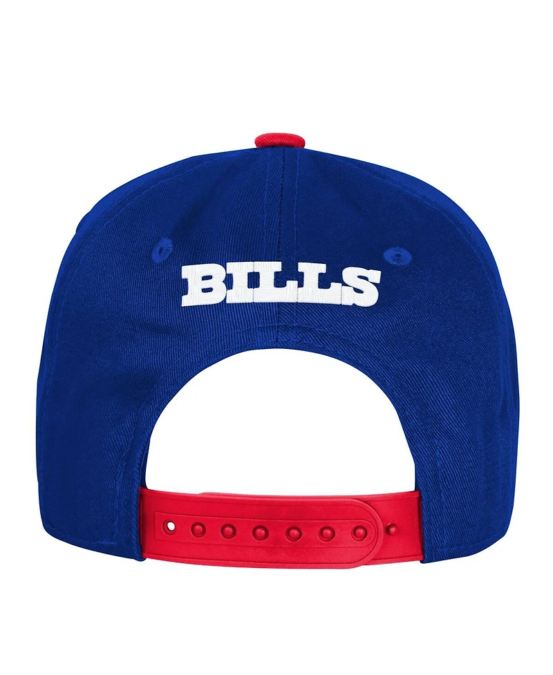 Outerstuff Big Boys and Girls Royal Buffalo Bills True Retro Adjustable Hat