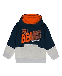 Outerstuff 2-Piece Toddler Navy Chicago Bears Lineman Fleece Hoodie and Pants Set