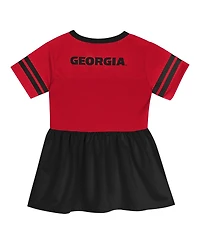 Outerstuff Girls Preschool Red/Black Georgia Bulldogs Stadium Lights Fashion Jersey Dress