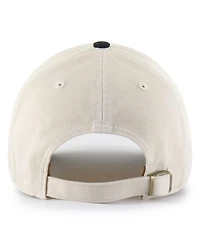 '47 Brand Men's Cream/Black Pittsburgh Steelers Fairfield Mvp Throwback Adjustable Hat