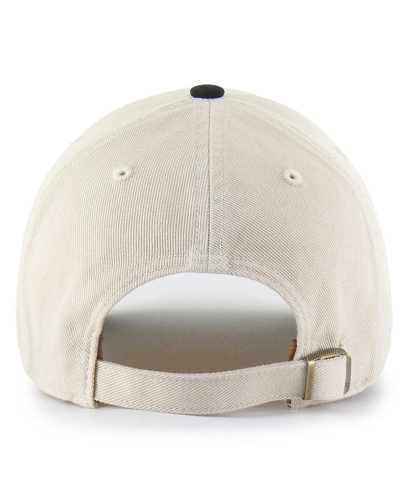 '47 Brand Men's Cream/Black New Orleans Saints Fairfield Mvp Throwback Adjustable Hat