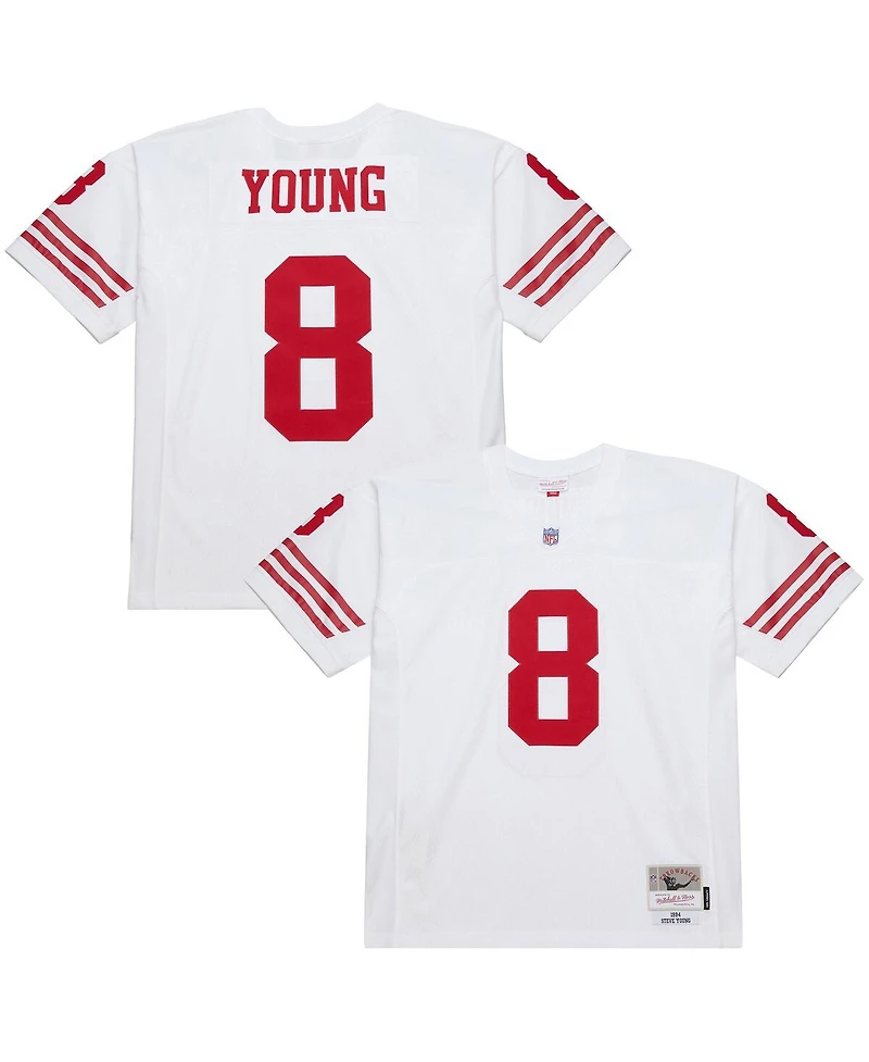 Mitchell Ness Men's Steve Young White San Francisco 49ers 1994 Legacy Replica Jersey
