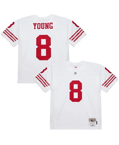 Mitchell Ness Men's Steve Young White San Francisco 49ers 1994 Legacy Replica Jersey