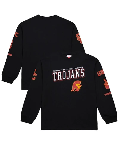 Mitchell & Ness Men's Black Usc Trojans Training Camp Long Sleeve T-Shirt