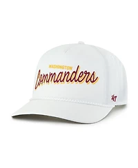 47 Brand Men's White Washington Commanders Brrr Fairway Hitch Adjustable Hat