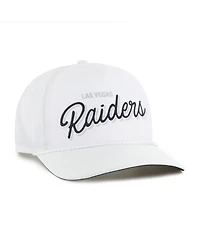 47 Brand Men's White Las Vegas Raiders Brrr Fairway Hitch Adjustable Hat