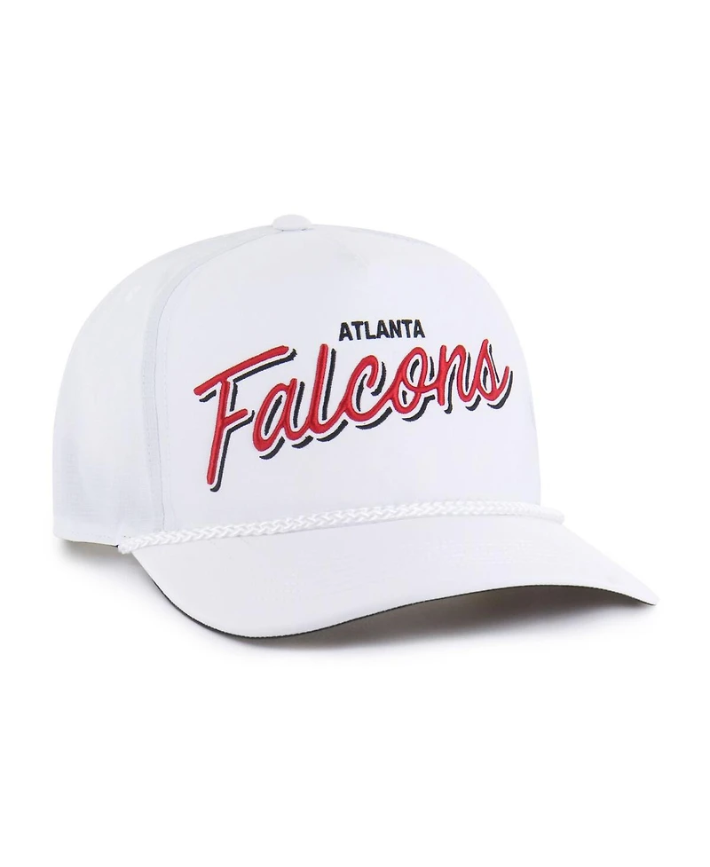 47 Brand Men's White Atlanta Falcons Brrr Fairway Hitch Adjustable Hat
