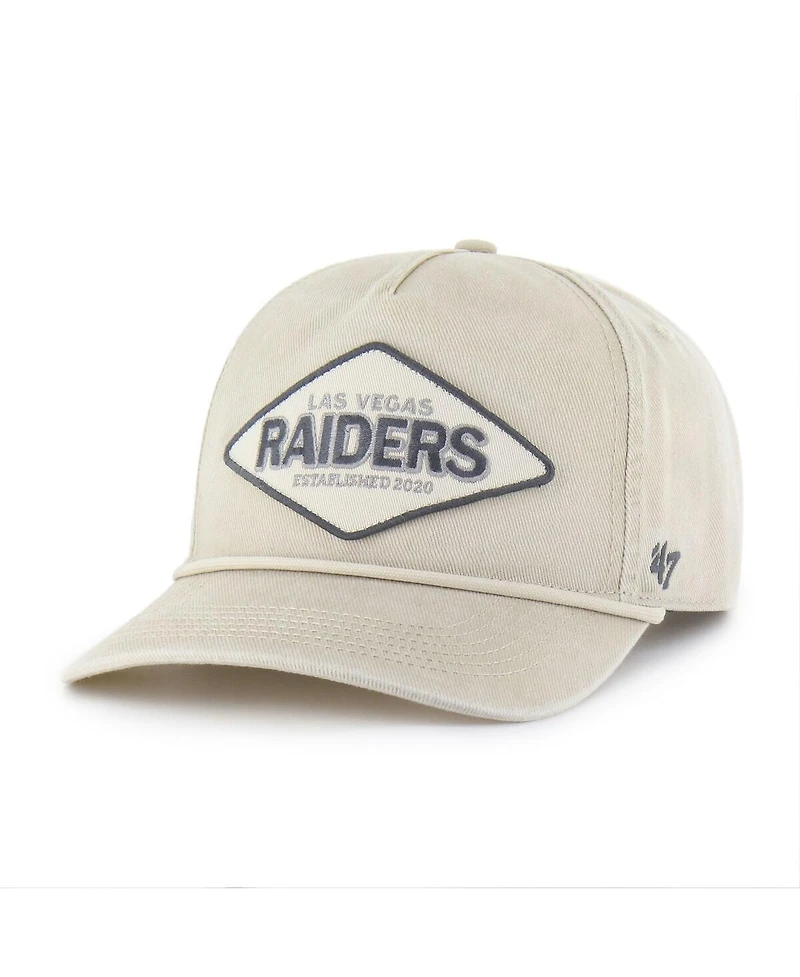 '47 Brand Men's Khaki Las Vegas Raiders Cairn Hitch Adjustable Hat