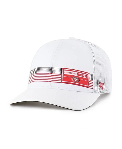 '47 Brand Men's White San Francisco 49ers Rangefinder Trucker Adjustable Hat