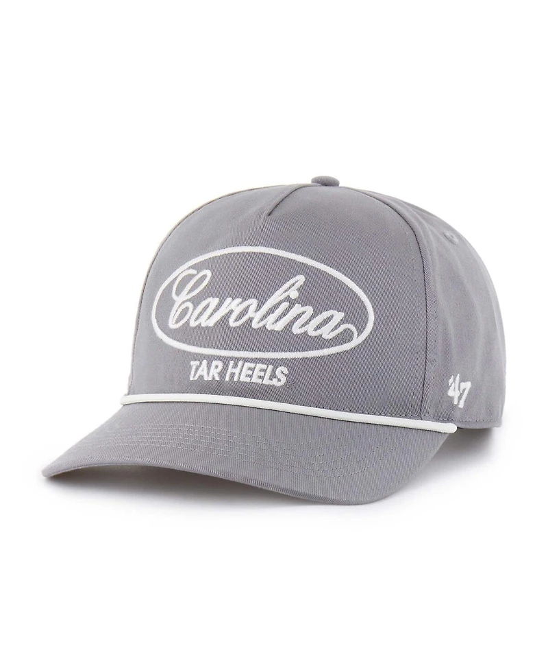 '47 Brand Men's Gray North Carolina Tar Heels Contemporary Basics Foundational Rope Hitch Adjustable Hat