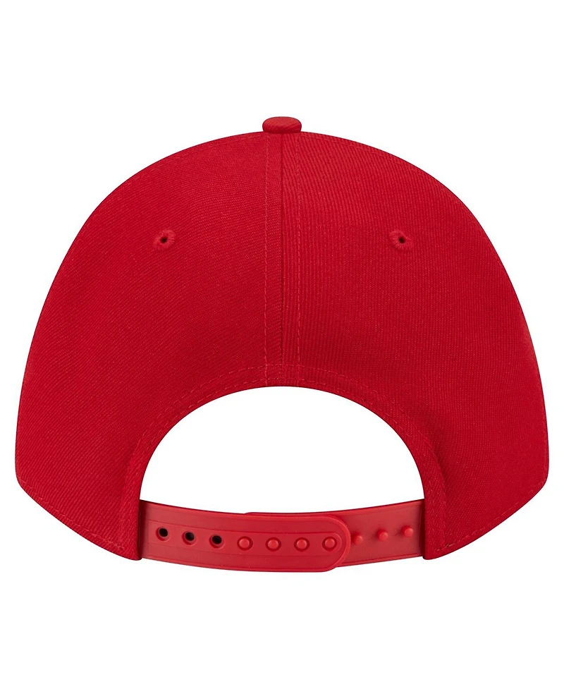 New Era Men's Red Los Angeles Angels 9FORTY M-Crown Adjustable Hat