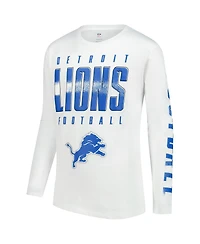 Outerstuff Big Boys and Girls 2-Piece Detroit Lions The Mix Combo T-Shirt Set