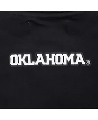 Pro Standard Women's Black Oklahoma Sooners Cropped Pullover Sweatshirt