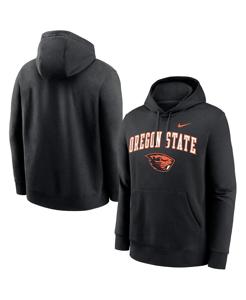 Nike Men's Black Oregon State Beavers Club Pullover Hoodie
