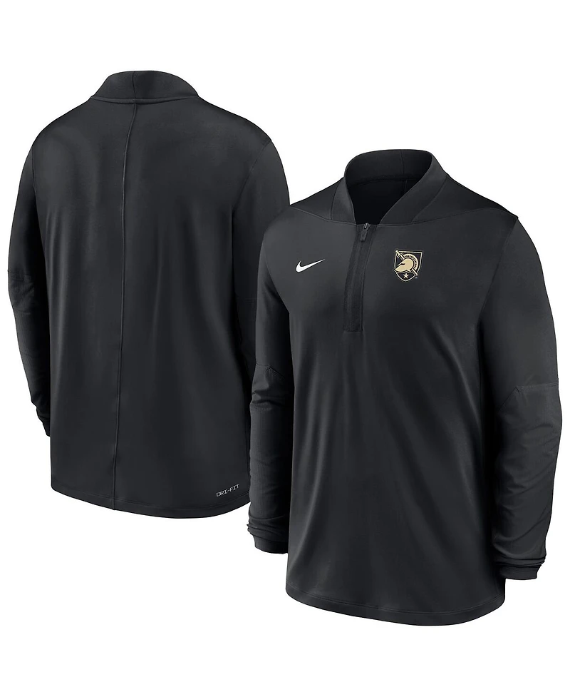 Nike Men's Black Army Knights Dri-fit Half-Zip Pullover Sweatshirt