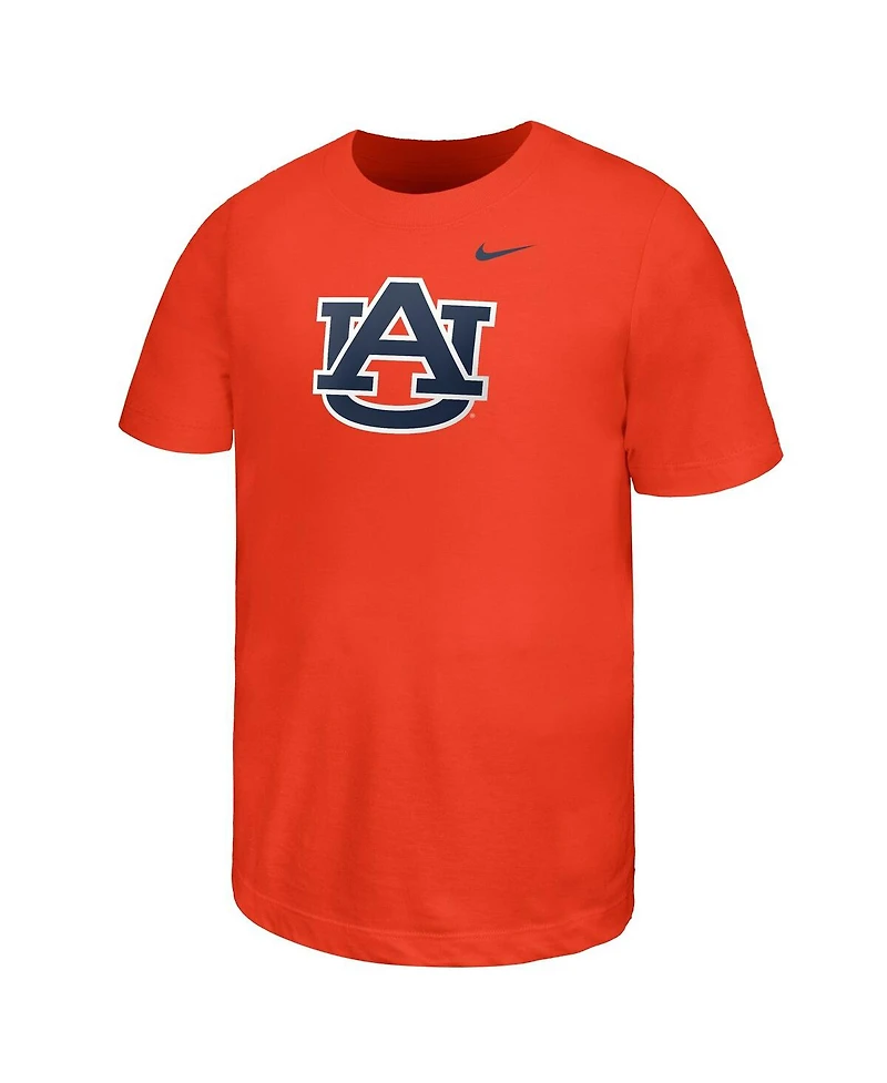 Nike Big Boys and Girls Orange Auburn Tigers Core T-Shirt