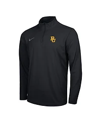 Nike Men's Black Baylor Bears Intensity Performance Quarter-Zip Pullover Sweatshirt