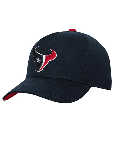 Outerstuff Big Boys and Girls Navy Houston Texans Team Pre-Curved Adjustable Hat